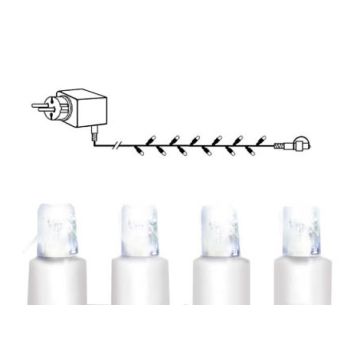 [1] Start System Decor + Slynge 10 meter, LED (x100), Transparent kabel, Kaldhvit (begrenset antall)