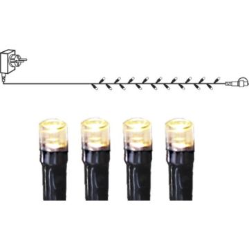 [1] Start System Decor + Slynge 10 meter, LED (x100), Sort kabel, Varmhvit