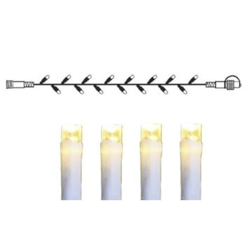 [2] Utvidelse System Decor - Lysslynge 500 cm, LED (x50), Hvit kabel, Varmhvit