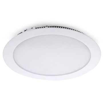 Piatto innfelt taklampe, dimbar 11W LED, diameter 18 cm (u/driver)