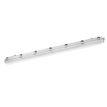 Work Slimline 54W LED 4000K 7020lm IP66, 156 cm, Grå/frostet