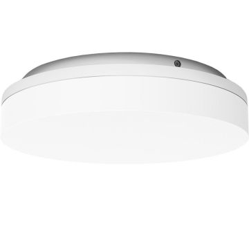 Slice Circle 220 CS/PS, dimbar 10/15W LED 2700/3000K 1000/1500lm, diameter 22 cm, IP54, Hvit