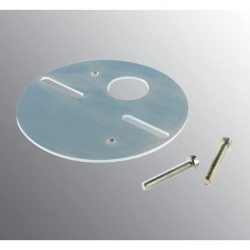 Light On festeplate for takboks, diameter 8,3 cm