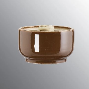 Sokkel Ohm 100 gjenge 84,5 mm brun IP44 G9 20W