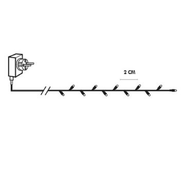 Serie LED (x540) slynge, 10,8 meter, Golden