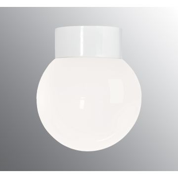 Classic Glob blankt opalglas Ø 150 mm hvit IP20 rett, gjenge 84,5 mm E27 75W