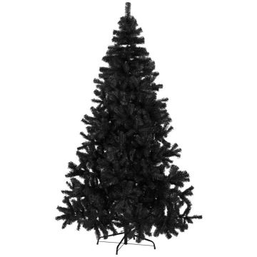 Juletre 210 cm, Quebec, Formbart, Sort (begrenset antall)