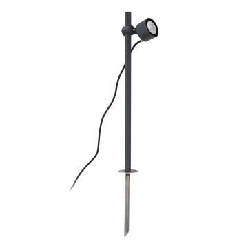 Moss 6600 hagespot, 8W dimbar LED 3000K 686lm, Grafitt, høyde 60 cm
