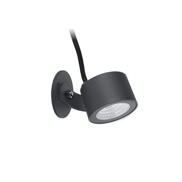 Moss 6778 veggspot, 4W dimbar LED 3000K 389lm, Grafitt, diameter 7 cm