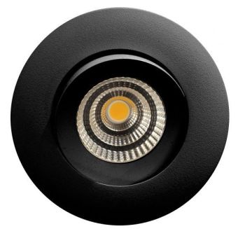 Stretto Isosafe downlight, 15º tilt, dimbar 5W LED 2700K 390lm