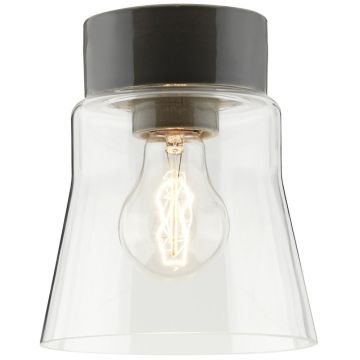Open Anna taklampe, E27 IP21, diameter 15 cm, Klart glass