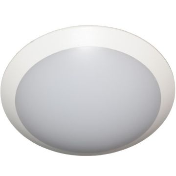 Saturn taklampe/vegglampe, 16W LED, Hvit, med bevegelsessensor