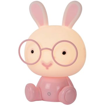 Dodo Kanin oppladbar barneromslampe 3W LED, høyde 30 cm, Rosa
