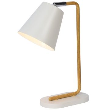 Cona bordlampe, høyde 36 cm, Hvit