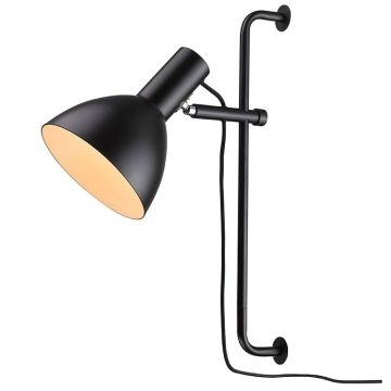 Baltimore vegglampe, høyde 50 cm, Sort