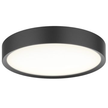 LED Plafond Universal, diameter 33cm, 18W 3000K 1440lm, Stepdim, IP44, Sort