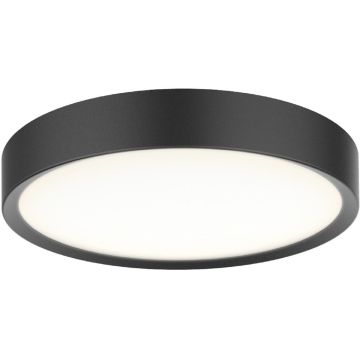LED Plafond Universal, diameter 43 cm, 36W LED 2800lm 3000K IP44, 3 step dimming, Sort