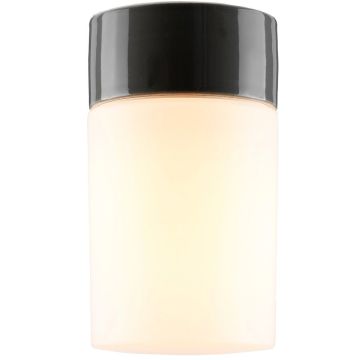 Opus 120/200 taklampe, E27 IP54, Matt opalhvitt glass