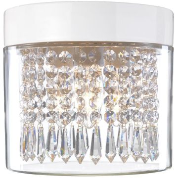 Opus 200/190 Crystal taklampe E14 IP44, Klart glass