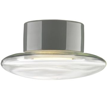 Aton Cairo taklampe IP44, diameter 20 cm, Klart glass