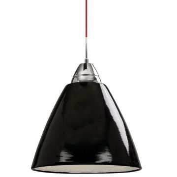 Read takpendel maxi, diameter 35 cm, Sort med rød ledning (begrenset antall)