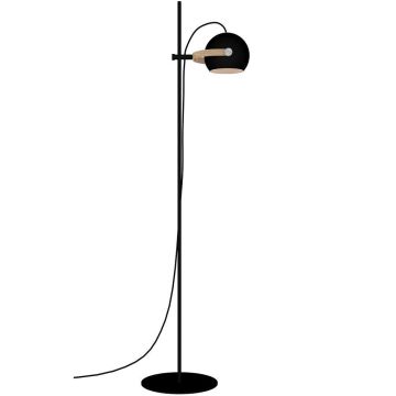 D.C gulvlampe, høyde 150 cm, Sort