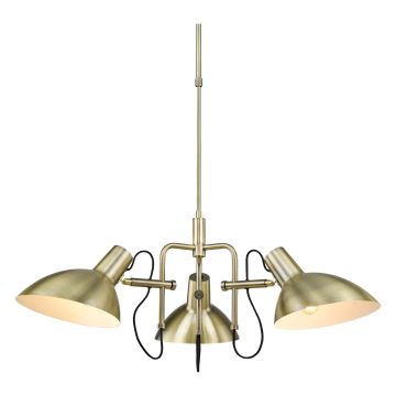 Metropole lysekrone, diameter 73 cm, Antikk messing