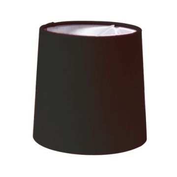 Solid lampeskjerm, diameter 15 cm, Sort