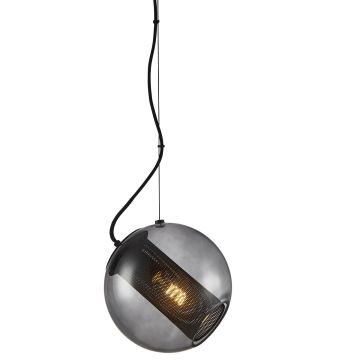 Forty-five takpendel, 300 cm stoffledning, diameter 25 cm, Røykfarget