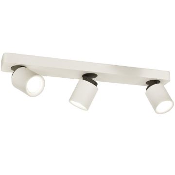 Rollo 3 spotskinne, Hvit / Sort