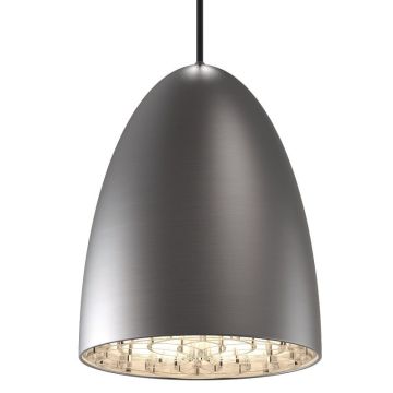 Nexus takpendel, diameter 20 cm, Børstet stål - LAGERSALG
