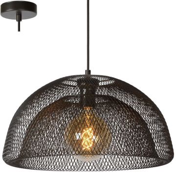 Mesh takpendel, diameter 45 cm, Sort