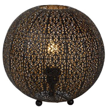 Tahar bordlampe, høyde 32 cm, Sort