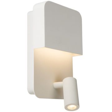 Boxer vegglampe for fast montering 5W+3W LED, med USB-utgang