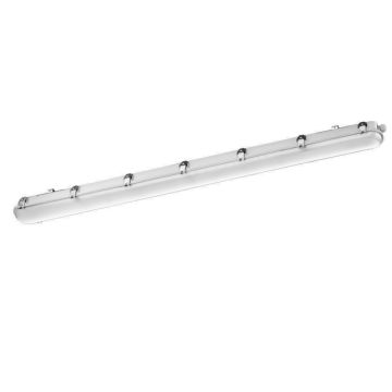 Work Slimline 36W LED 4000K 4680lm IP66, 156 cm, Grå/frostet, m/sensor