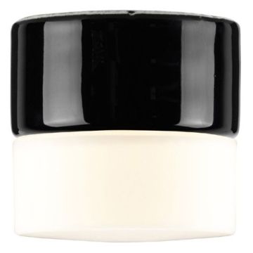 Opus 100/100 taklampe, dimbar 4W LED 400lm 2700K IP44, Matt opalhvitt glass