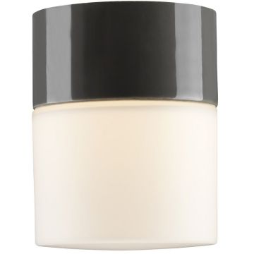 Opus Badstu 100/125 taklampe G9 IP44, Matt opalhvitt glass