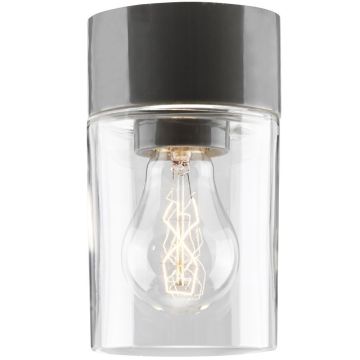 Opus 100/175 taklampe E27 IP44, Klart glass