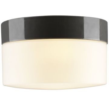 Opus Badstu 200/140 taklampe E27 IP44, Matt opalhvitt glass