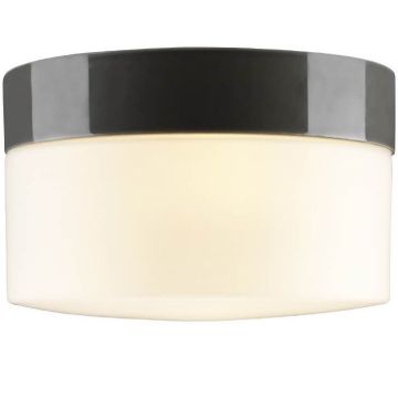 Opus 200/135 taklampe, dimbar 12W LED 1300lm 2700K IP44, Matt opalhvitt glass