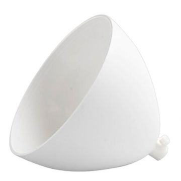 Tintra takkopp i hvit plast (122415)