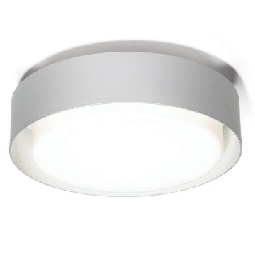 Plaff-On vegglampe/taklampe, diameter 50 cm, Sølvgrå - LAGERSALG