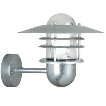Agger vegglampe, diameter 26 cm, Galvanisert