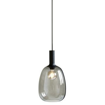 Alton takpendel, diameter 23 cm, 3 meter ledning, Sort / Røykfarget