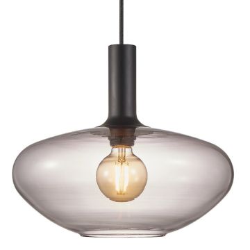 Alton takpendel, diameter 35 cm, 3 meter ledning, Sort / Røykfarget