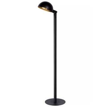 Austin gulvlampe, høyde 128 cm, Sort