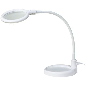 Moholm lupelampe bordlampe/klemfeste, 6W LED 3000K 540lm, armlengde 50 cm