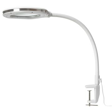 Varnhem lupelampe med bordfeste, 10W LED 3000K 950lm, Armlengde 70 cm, Stepdim