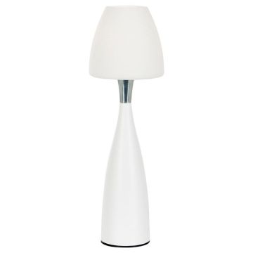 Anemon B4005 bordlampe, høyde 39 cm, Opalhvitt glass
