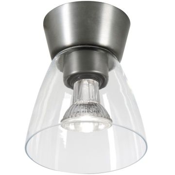 Bizzo P2237 taklampe, Klart glass, Oksidert grå - LAGERSALG